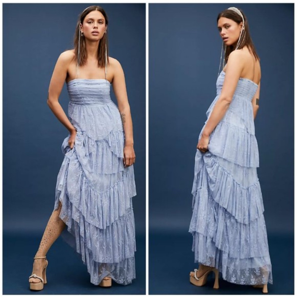 Free People Chanticlear Tiered Dress (Sz:Sm)